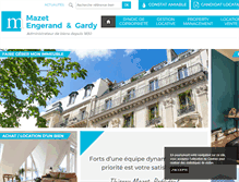 Tablet Screenshot of mazet-sa.com